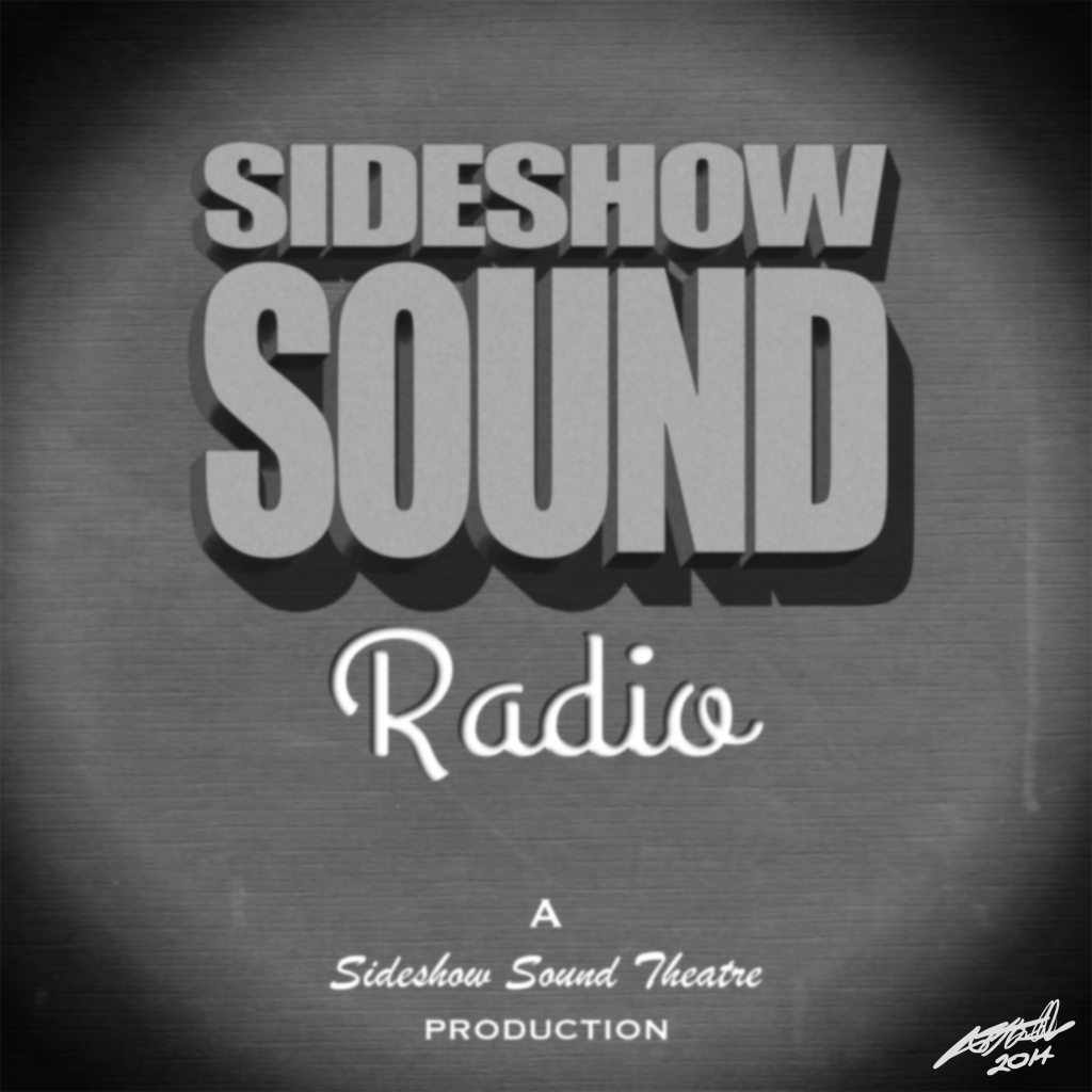 Sideshow Sound Radio Title Card Artwork for our Film Soundtrack Podcast