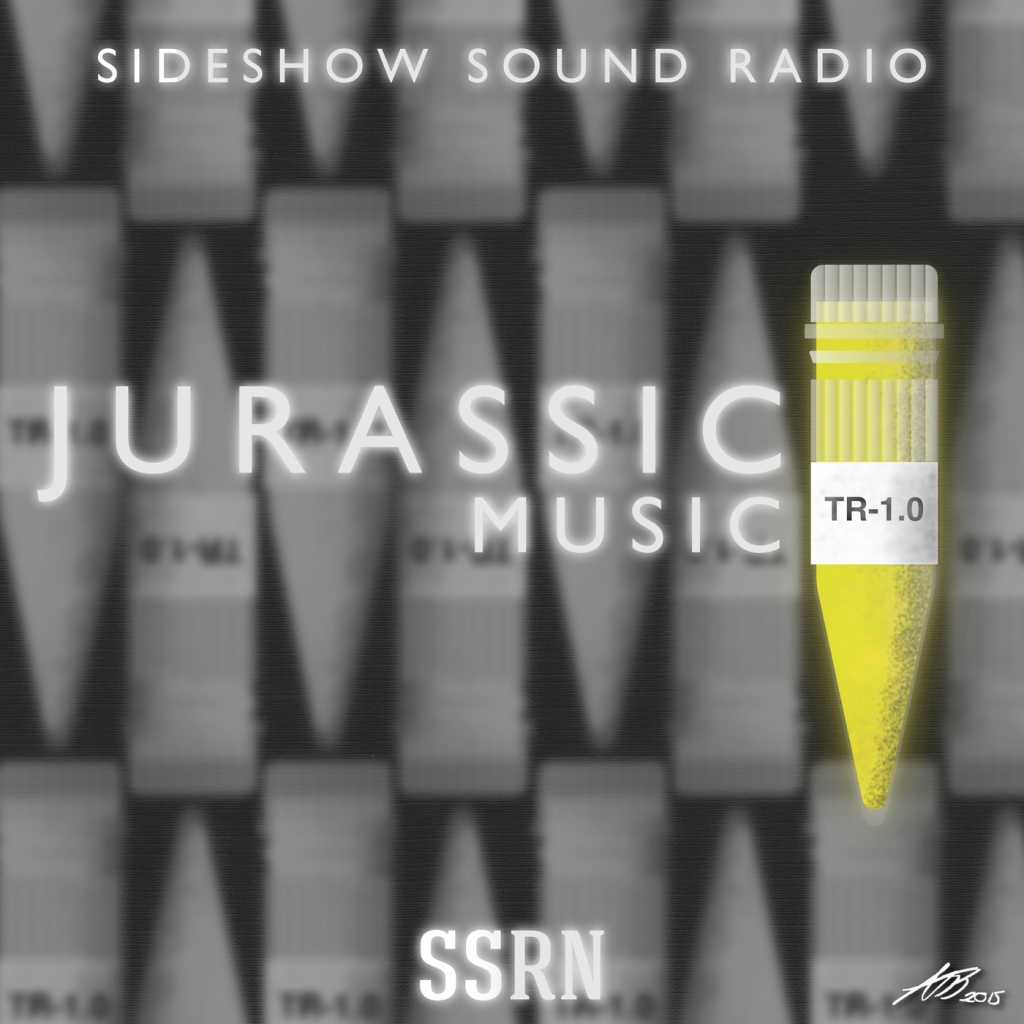Jurassic Music Artwork for our Film Soundtrack Podcast