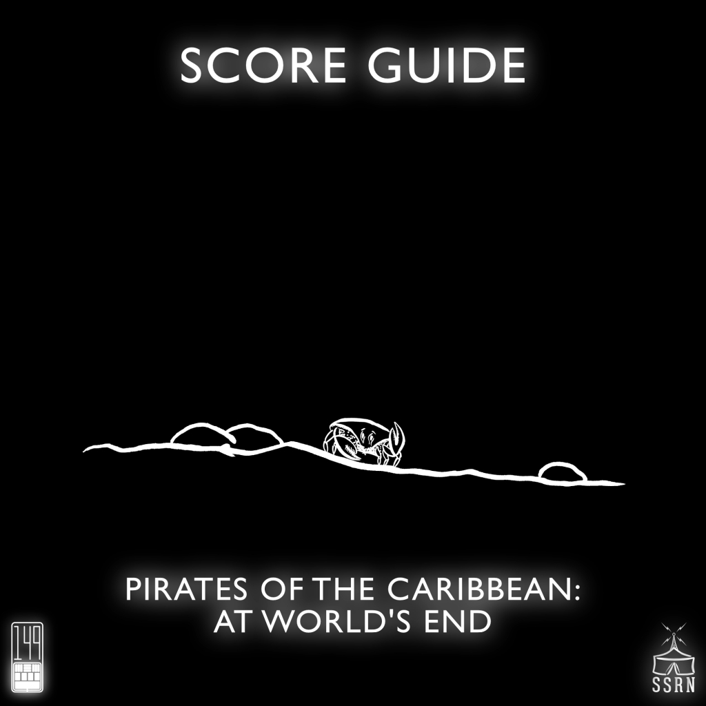 Score Guide – Pirates of the Caribbean At World’s End (2007)