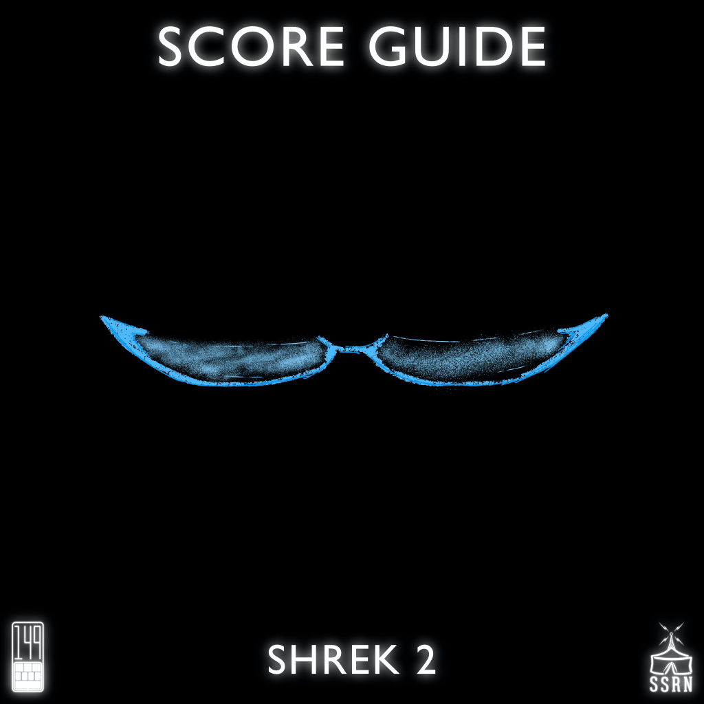 Shrek 2 Artwork for our Film Soundtrack Podcast