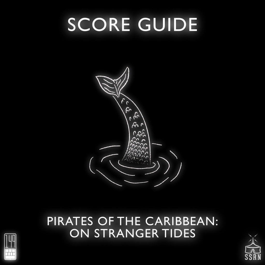 Score Guide – Pirates of the Caribbean On Stranger Tides (2011)